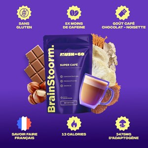 Café adaptogènes brainstoorm 1 mois