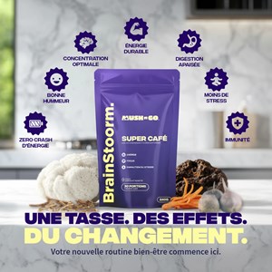 Café adaptogènes brainstoorm goût choco
