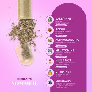 Sommeil - champignon adaptogène