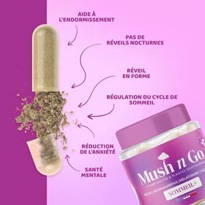 Sommeil-champignon adaptogène 3 mois