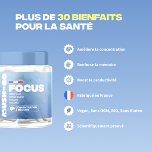 Focus - cure champignon adaptogène