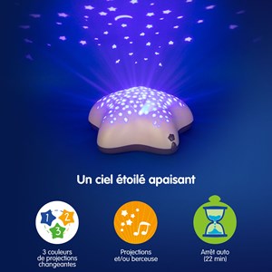 Projecteur d'étoiles music dans les bois