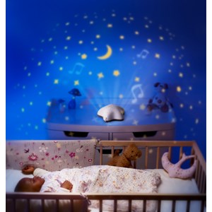 Projecteur d'étoiles music dans les bois