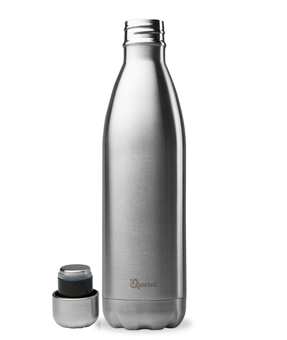 Bouteille isotherme inox -750ml- qwetch