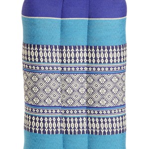 Coussin yoga méditation kapok bleu océan Bleu marine