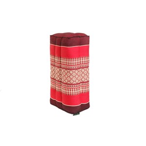 Coussin de yoga et méditation en kapok Rouge
