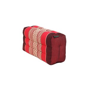 Coussin de yoga et méditation en kapok Rouge