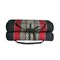 Coussin yoga kapok noir rouge Multicolore