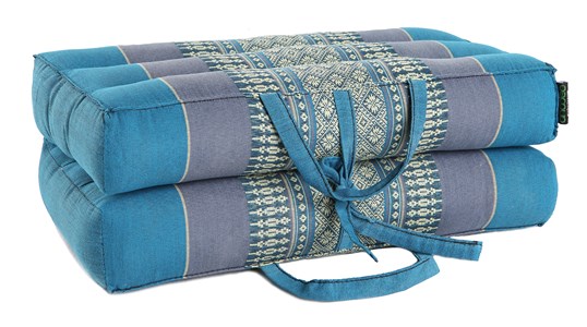 Coussin yoga méditation kapok turquoise Turquoise