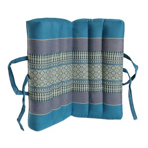 Coussin yoga méditation kapok turquoise Turquoise