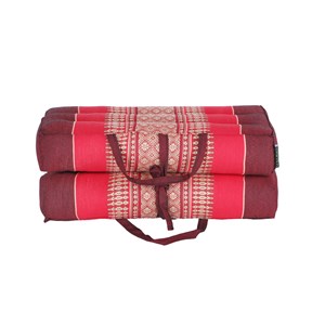 Coussin yoga méditation kapok rouge Rouge