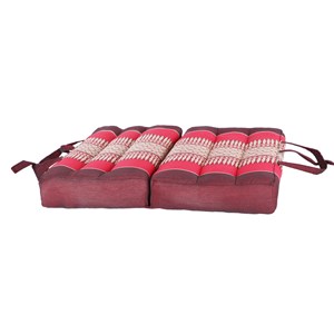 Coussin yoga kapok rouge Rouge
