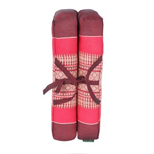 Coussin yoga kapok rouge Rouge
