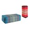 Lot 2 coussins yoga rouge turquoise Multicolore