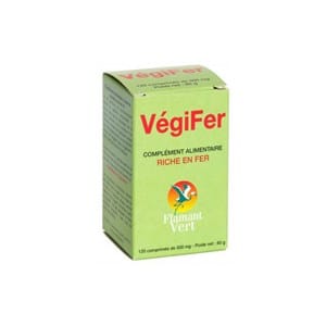 Vegifer 500mg - spiruline riche en fer 1