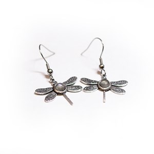 Boucles d'oreilles nature odonata nila