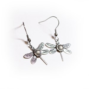 Boucles d'oreilles nature odonata nila