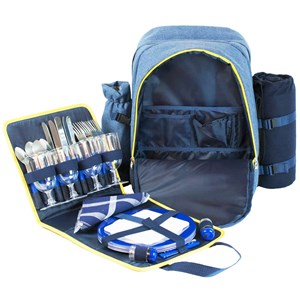 Sac à dos urban trekking jaune - 4 pers