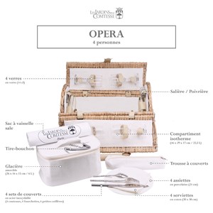 Panier pique-nique opéra - 4 personnes