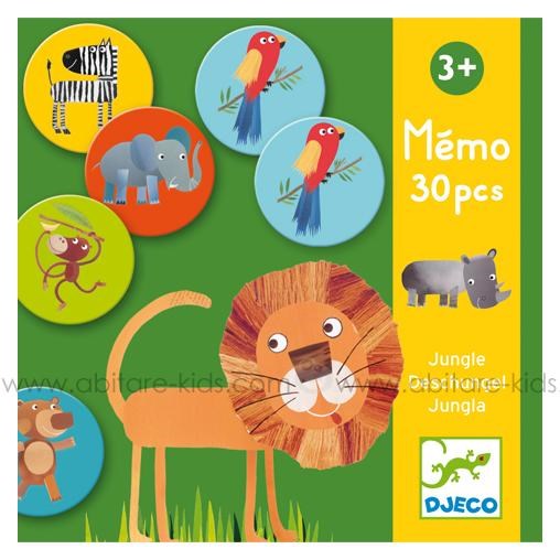 Memo jungle by djeco jeux éducatifs