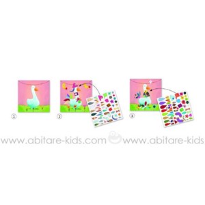 Créer avec stickers petit cadeau 3-6y an