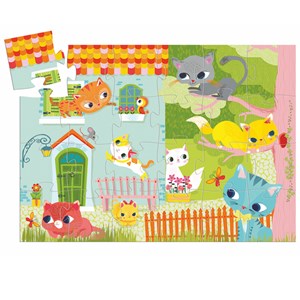 Puzzle silhouette 24pcs +3y pachat & ses