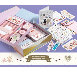 Coffret papéterie tinou djeco
