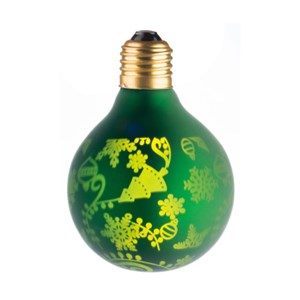 Ampoule lampe déco sapin vert g80 e27
