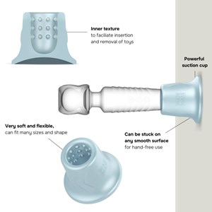 Ventouse universal pour wands - bleu