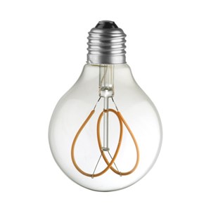 Lampe ampoule déco led filament spirale