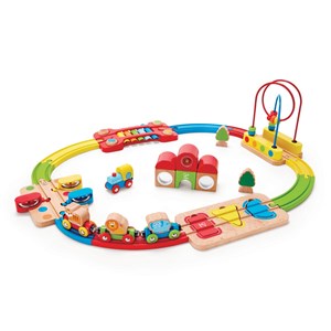 Jeu enfant circuit de train musical puzz
