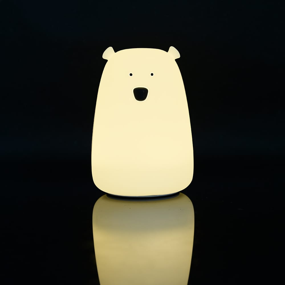 Petite Veilleuse Touchante D'ours Lampe à Faible Luminosité Lampe