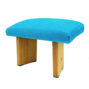 Banc de méditation zen, coton et bois
