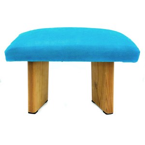 Banc de méditation zen, coton et bois