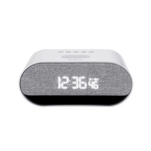 Réveil numérique bluetooth (argent)