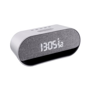 Réveil numérique bluetooth (argent)