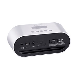 Réveil numérique bluetooth (argent)