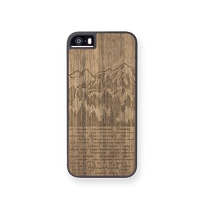 Coque en bois iphone 5-5s et se mammoth