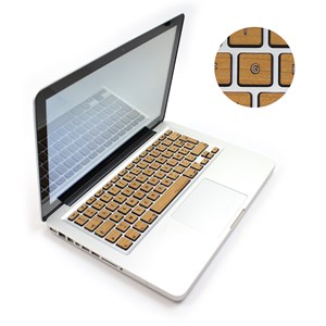 Clavier macbook en bois azerty
