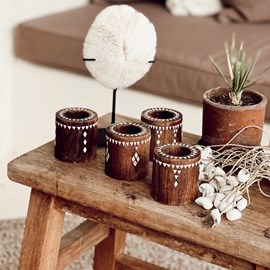 Bougeoir photophore sages