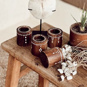 Bougeoir photophore sages