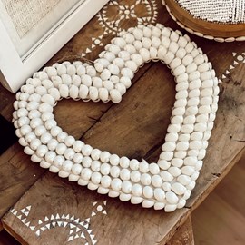 Suspension coeur bohème maxi