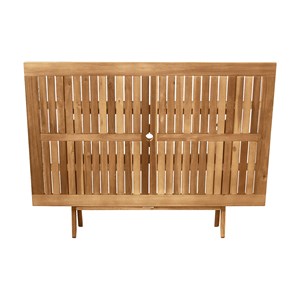 Salon de jardin en acacia 4 chaises