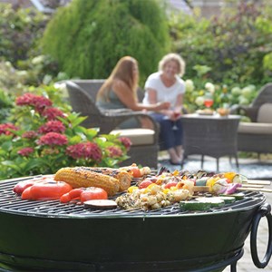 Grille pour brasero en acier