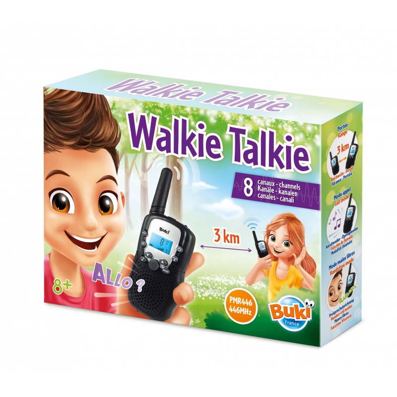 Pudcoco Enfants Walkie Talkies Longue Portée Walky Talky Portable