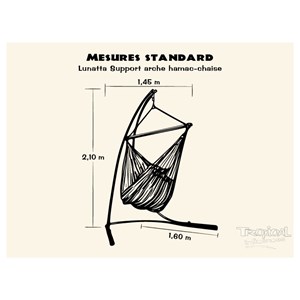 Support chaise lunatta avec san blas écr