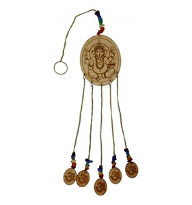Carillon éthnique en bois avec suspensio