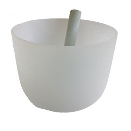 Bol chantant en cristal de roche 23 cm