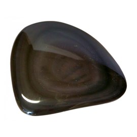 Galet en bsidienne oeil céleste 8 cm