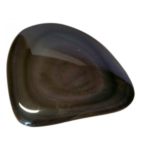 Galet en bsidienne oeil céleste 8 cm